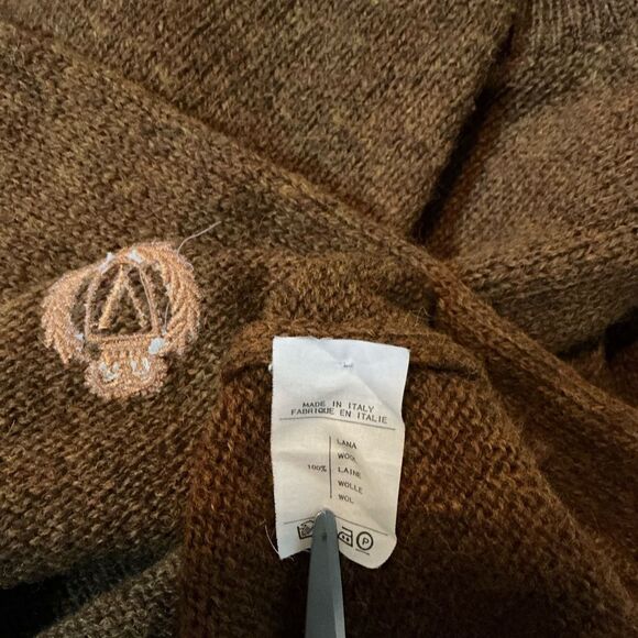 VINTAGE VALENTINO UOMO WOOL SWEATER! EUC! SIZE L - Picture 8 of 8